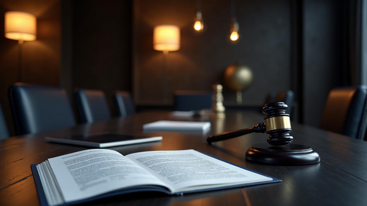 Professional law office interior